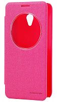 Чехол футляр-книга Nillkin для ASUS ZenFone Go ZC500TG, Rose Red с окном, Sparkle Series