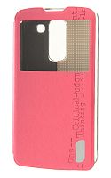 Чехол футляр-книга Usams для LG Optimus G Pro2/F350 с окном (розовый (Merry Series))