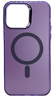 Силиконовый чехол MagSafe для Apple iPhone 14 Pro Max magnetic фиолетовый
