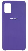 Задняя накладка Soft Touch для Samsung Galaxy A31/A315 фиолетовый