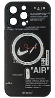 Силиконовый чехол для Apple iPhone 14 Pro Max Air MagSafe черный