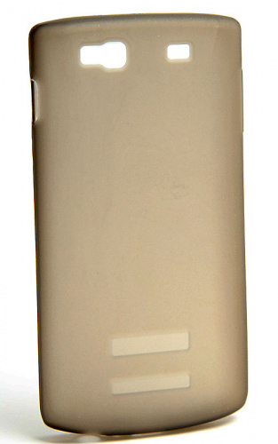 Силиконовый чехол матовый Samsung S8600 Wave 3 чёрный
