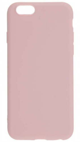 Силиконовый чехол для Apple iPhone 6/6S матовый бледно-розовый