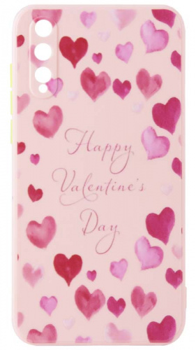 Силиконовый чехол для Huawei Y8P/Honor 30i борт с рисунками день Валентина