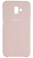 Задняя накладка Soft Touch для Samsung Galaxy J610/J6 Plus бледно-розовый