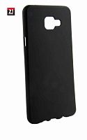 Силиконовый чехол для Samsung Galaxy A710/A7 (2016) матовый чёрный