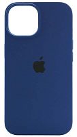 Задняя накладка Soft Touch для Apple Iphone 15 синий