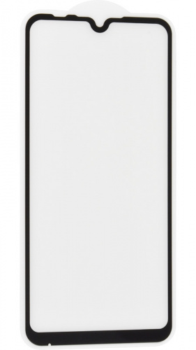 Противоударное стекло для Xiaomi Mi Play с полной проклейкой чёрный