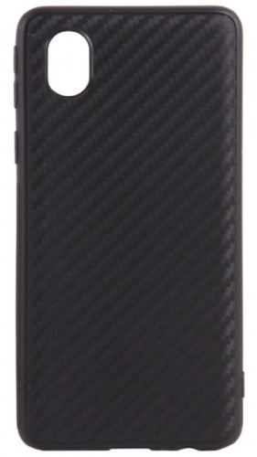 Силиконовый чехол для Samsung Galaxy A01 Core/A013 карбон черный