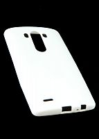 Силиконовый чехол для LG Optimus G3 D850/LS990 глянцевый (белый)
