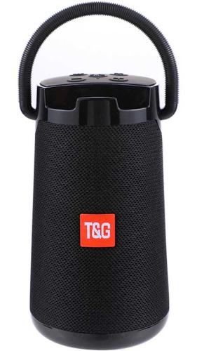 Портативная колонка Portable TG138 Bluetooth/MicroSD/Soft touch черный