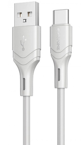 Кабель USB - Type-C Borofone BX99 Method 1.0м 3,0А PD серый