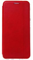 Чехол-книга OPEN COLOR для Samsung Galaxy M51/M515 с прострочкой красный