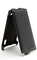 Чехол футляр-книга Armor Case для LG P760 Optimus L9 (Lux чёрный в коробке + плёнка)