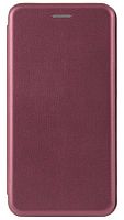 Чехол-книга OPEN COLOR для Samsung Galaxy S21 бордовый
