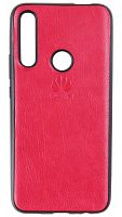 Силиконовый чехол для Huawei P Smart Z/Honor 9X кожа с лого красный вид 2