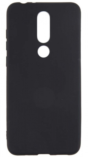 Силиконовый чехол для Nokia 5.1 Plus/X5 (2018) чёрный