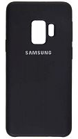 Задняя накладка Soft Touch для Samsung Galaxy S9/G960 чёрный
