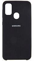 Задняя накладка Soft Touch для Samsung Galaxy M30s/M215 черный