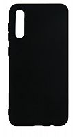Силиконовый чехол для Samsung Galaxy A50/A505 матовый чёрный