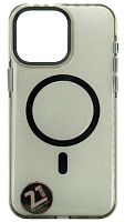 Силиконовый чехол HOCO для Apple iPhone 15 Pro Max Amber Magnetic protective черный