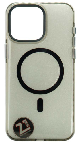Силиконовый чехол HOCO для Apple iPhone 15 Pro Max Amber Magnetic protective черный