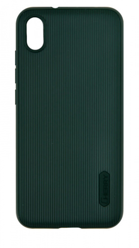 Силиконовый чехол Cherry Stripe для Xiaomi Redmi 7A темно-зеленый
