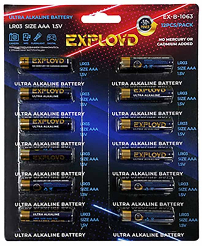 Батарейка Exployd AA LR6-10BLUltra Alkaline 1.5В EX-B-1063
