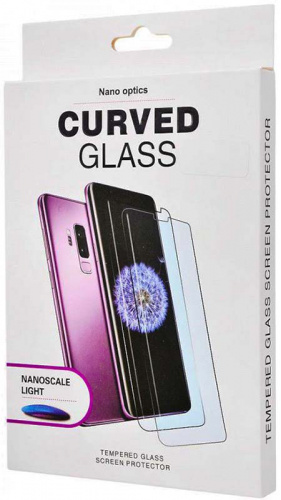 Противоударное стекло для Samsung Galaxy S10 Plus с ультрафиолетовой установкой