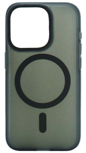 Силиконовый чехол HOCO для Apple iPhone 15 Pro Lord Magnetic Case черный