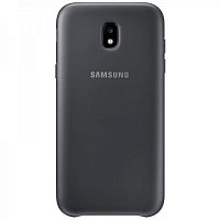 Силиконовая накладка Samsung J530 Galaxy J5 (2017) черная Dual Layer Cover EF-PJ530CBEGRU