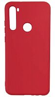 Силиконовый чехол Soft Touch для Xiaomi Redmi Note 8T красный