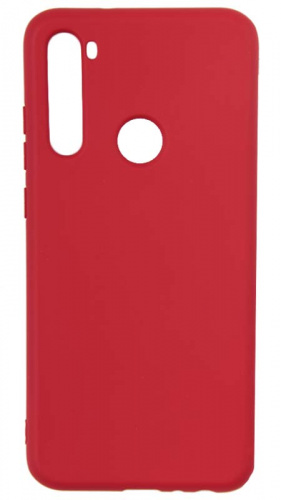 Силиконовый чехол Soft Touch для Xiaomi Redmi Note 8T красный