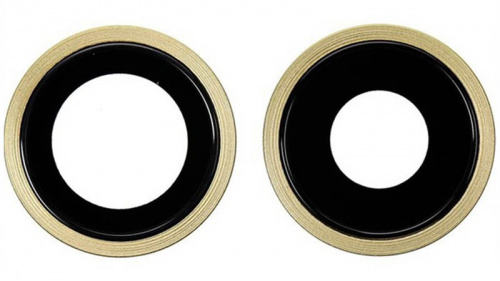 Защитные линзы для камеры для Apple iPhone 11/12/12 mini золото