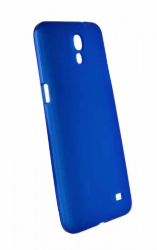 Силиконовый чехол для Samsung SM-G750 Galaxy Mega 2 матовый (синий)