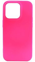 Силиконовый чехол для Apple iPhone 14 Pro Soft ярко-розовый