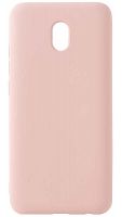 Силиконовый чехол Soft Touch для Xiaomi Redmi 8A бледно-розовый