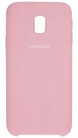 Задняя накладка Soft Touch для Samsung Galaxy J330/J3 (2017) розовый