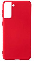 Силиконовый чехол Soft Touch для Samsung Galaxy S21 Plus красный
