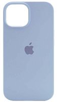 Задняя накладка Soft Touch для Apple Iphone 15 светло-голубой
