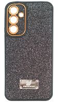 Силиконовый чехол для Samsung Galaxy A54/A546 SW с блестками черный