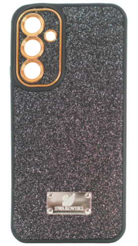 Силиконовый чехол для Samsung Galaxy A54/A546 SW с блестками черный