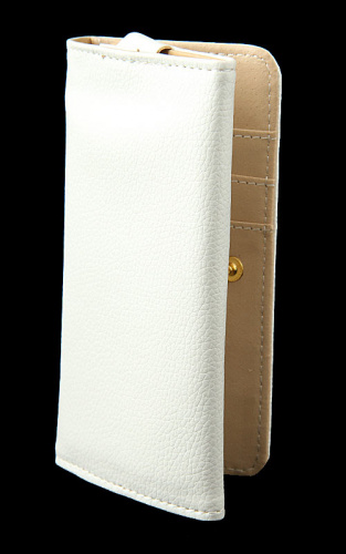 Универсальный чехол-портмоне "Grace" 14,5 см. х 8 см. (Белый) арт. 11AZ/06002/1