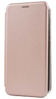 Чехол-книга OPEN COLOR для Samsung Galaxy A20S/A207 розовое золото