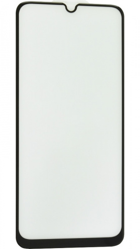 Противоударное стекло для Samsung Galaxy A03S/A037 с полной проклейкой чёрный