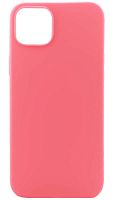 Силиконовый чехол Soft Touch для Apple iPhone 14 Plus без лого ярко-розовый