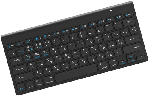 Клавиатура Olmio WK-15 беспроводная с поддержкой Bluetooth компактная чёрный