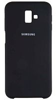 Задняя накладка Soft Touch для Samsung Galaxy J610/J6 Plus черный