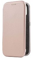 Чехол-книга OPEN COLOR для Samsung Galaxy A01/A015 розовое золото