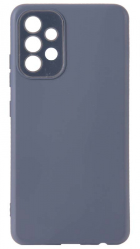 Силиконовый чехол для Samsung Galaxy A32/A325 soft с защитой камеры синий